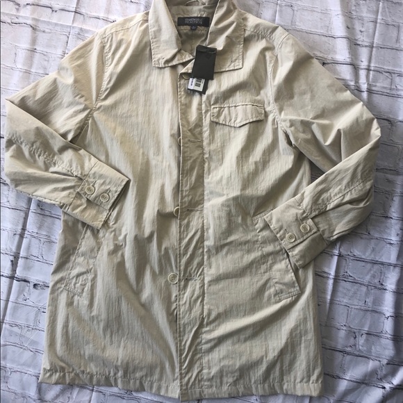 Men’s NWT Kenneth Cole Reaction Trench Coat. - Picture 1 of 8
